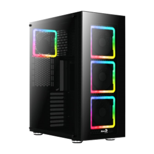 AEROCOOL AE-TOR-PRO750GD 750W 80+ GOLD ATX KASA TEMPERED GLASS 4 X RGB ADRESLENEBİLİR FAN