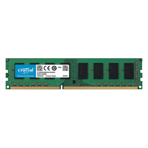 14336 CRUCIAL 8 GB 1600 MHZ DDR3 PC RAM CT102464BD160B