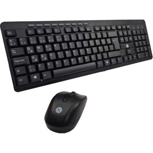 DEXIM KMSW-916 DKM003 Q KABLOSUZ SIYAH MULTİMEDYA KLAVYE MOUSE SET