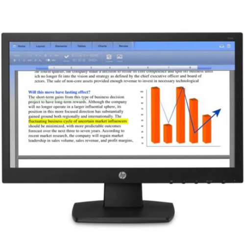 HP 18.5 5YR89AS LED 5MS VGA 1368X768 SİYAH VESA MONİTÖR
