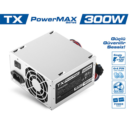 TX TXPSU300S2 300 W POWER SUPPLY 8 CM FAN