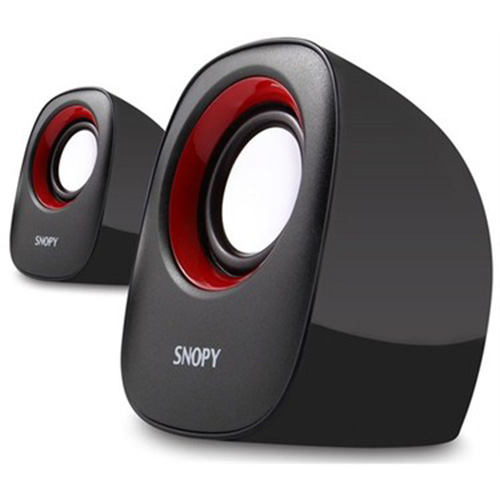 SNOPY SN-120 3 W HOPARLÖR USB SİYAH KIRMIZI MİNİ