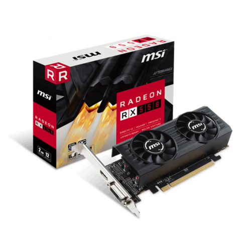 MSI 2 GB RX550 GDDR5 128 BIT 2GT-LP-OC HDMI DVI-D AMD EKRAN KARTI
