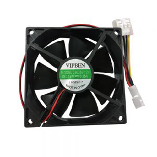 TEKNOGREEN FAN-8025 80X80X25 MM SİYAH KASA POWER FANI