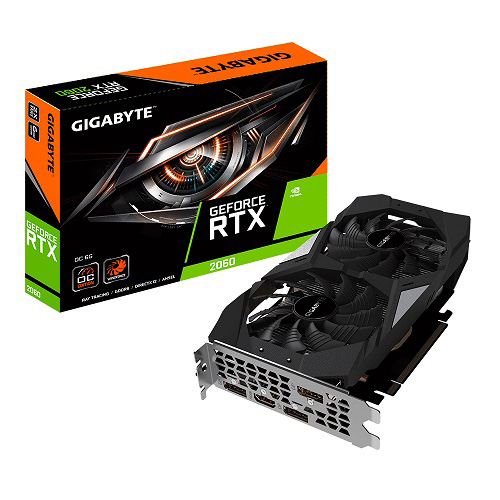 GIGABYTE 6 GB RTX2060 OC WINDFORCE GDDR6 192 BIT GV-N2060OC-6GD HDMI DP EKRAN KARTI