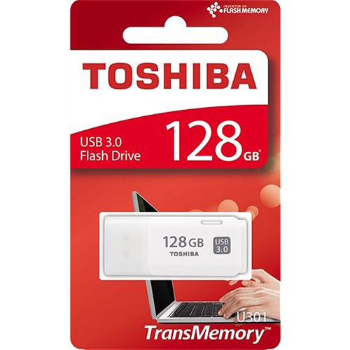 TOSHIBA 128 GB HAYABUSA BEYAZ USB 2.0 FLASH DISK THN-U301W1280E4