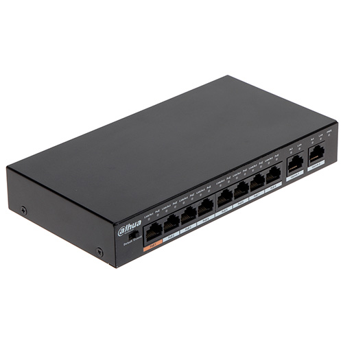 DAHUA PFS3010-8ET-96-V2 8 PORT POE 2 PORT GBIT UPLİNK 10/100 SWITCH 96W