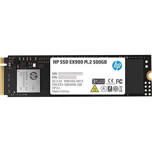 HP EX900 2YY44AA NVMe M2 500 GB 2100/1500 SSD HDD