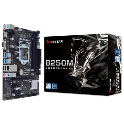 BIOSTAR INTEL B250MHC B250 DDR4 VGA GLAN SC-1151 ANAKART