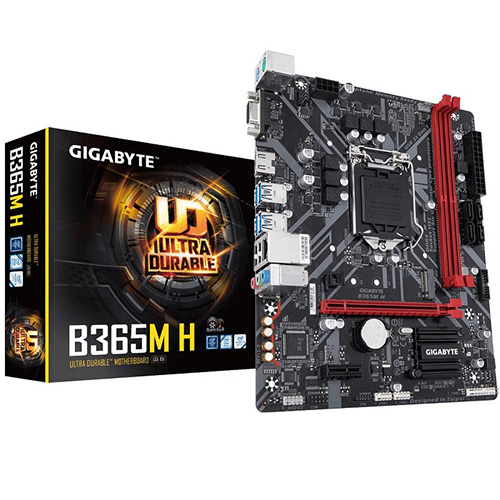 GIGABYTE INTEL B365M-H B365 DDR4 VGA GLAN SC-1151 V2 M2 NVMe ANAKART
