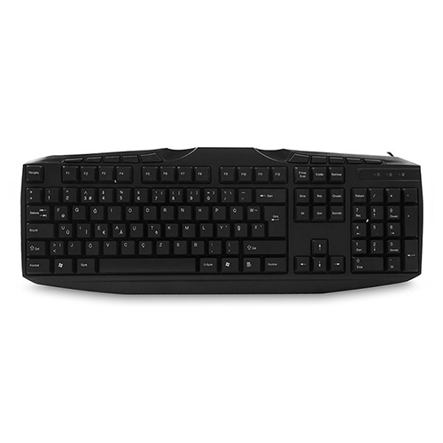 EVEREST KB-250F F USB KABLOLU MULTIMEDYA SİYAH KLAVYE