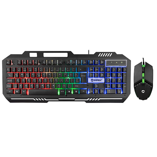 EVEREST KM-G88 X-DRIFTER Q KABLOLU USB RGB KLAVYE MOUSE SET GAMING