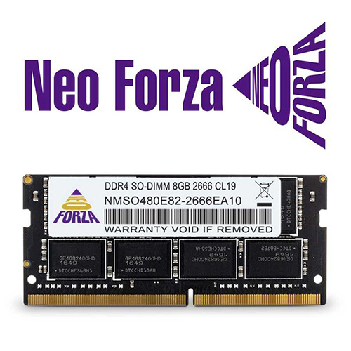 NEOFORZA 8 GB 2666 MHZ DDR4 NOTEBOOK RAM NMSO480E82-2666EA10