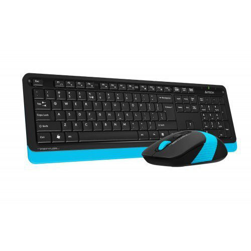 A4 TECH FG1010 Q KABLOSUZ MAVİ/SİYAH MULTIMEDYA KLAVYE MOUSE SET
