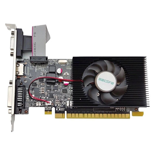 SECLIFE 2 GB GT610 64 BIT VGA DVI HDMI NVIDIA 16X EKRAN KARTI