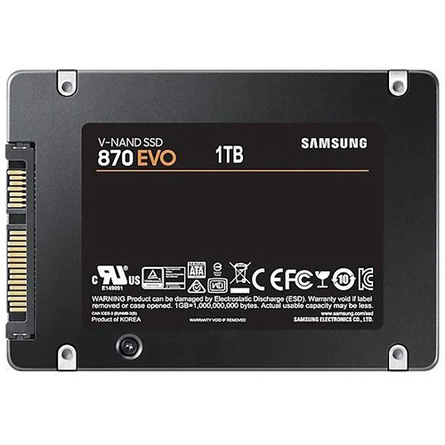 SAMSUNG 870 EVO MZ-77E1T0BW 2.5 1 TB SATA3 560/530 SSD HDD