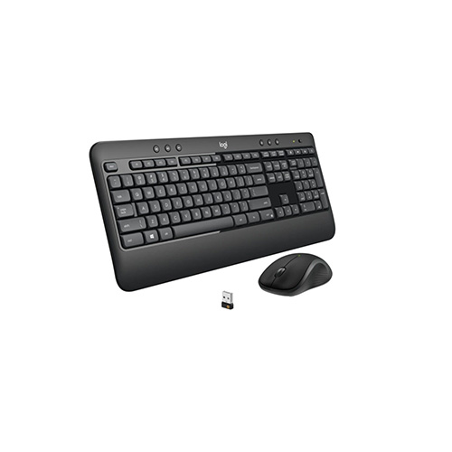 LOGITECH ADVANCED COMBO Q KABLOSUZ SİYAH M.M. KLAVYE MOUSE SET 920-008808