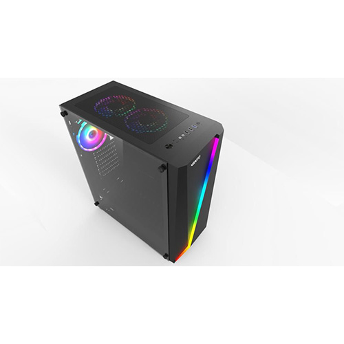 VENTO VG09A 550W 80+ ATX GAMING KASA SİYAH RGB