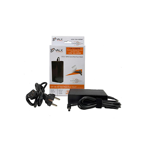 VALX LA-12050 12V 5A 60W PLASTİK KAMERA ADAPTÖRÜ