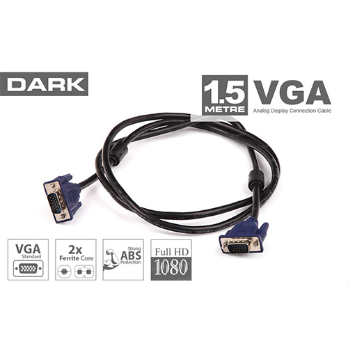 15506 DARK DK-CB-VGA150 1.5 MT VGA KABLO