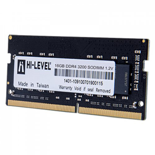 HI-LEVEL 16 GB 3200 MHZ DDR4 NOTEBOOK RAM HLV-SOPC25600D4/16G