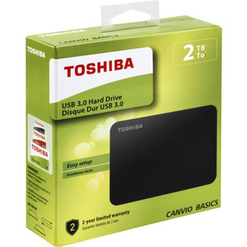 TOSHIBA 2.5 CANVIO BASICS 2 TB USB 3.0 HARİCİ DİSK HDTB520EK3AA