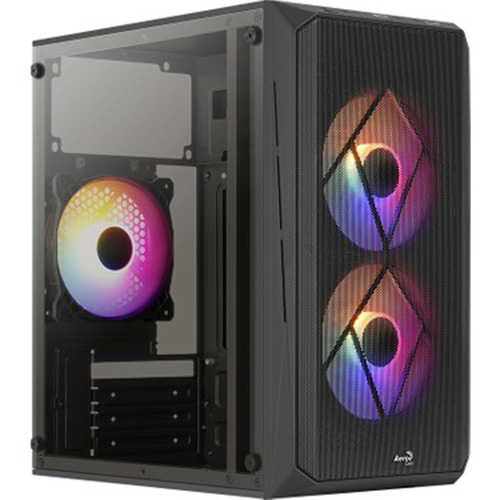 AEROCOOL CS107 AE-CS107 POWER YOK MİNİ ATX KASA 3 X 12 CM FRGB FAN