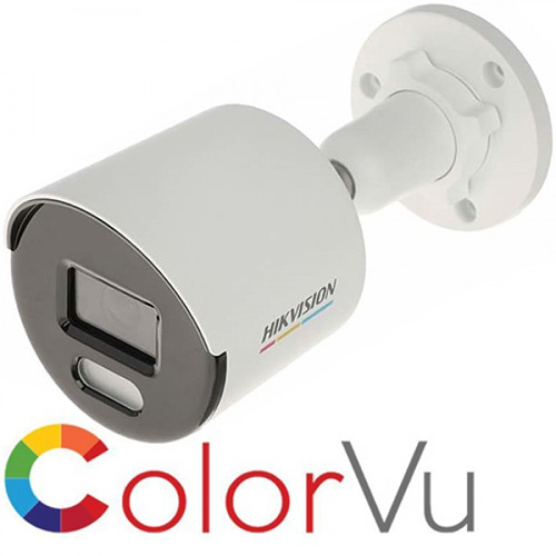 HIKVISION DS-2CD1047G0-LUF 4 MP COLORVU 4 MM 30 MT DAHİLİ MİKROFONLU IP BULLET KAMERA