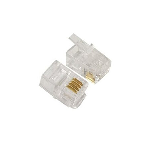 LANSAN LNS-7007-4 TELEFON AHİZESİ İÇİN RJ9 KONNEKTÖR 100 ADET