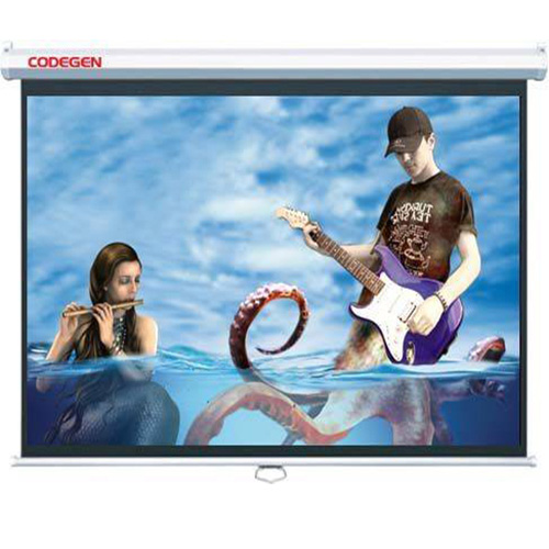 1582 CODEGEN COD-AX20 200X200 PROJEKSİYON PERDESİ STORLU