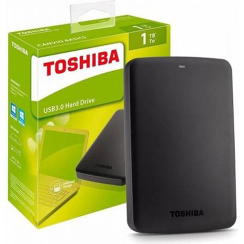 TOSHIBA 2.5 CANVIO BASICS 1 TB USB 3.0 EXTERNAL HDD