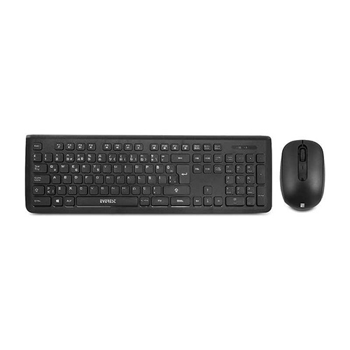 EVEREST PRESTY KM-62 Q KABLOSUZ SİYAH MULTİMEDYA KLAVYE MOUSE SET