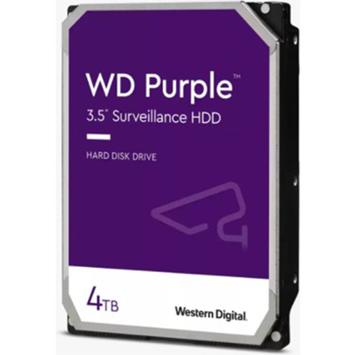 W.D 3.5 4 TB 64 MB INTELLIPOWER SATA PC HDD WD42PURZ 7/24