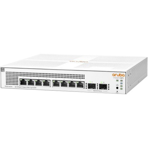 16087 HPE ARUBA ION JL681A 1930-8G 8 PORT POE 2 PORT SFP GIGABIT YÖNETİLEBİLİR SWITCH 124W