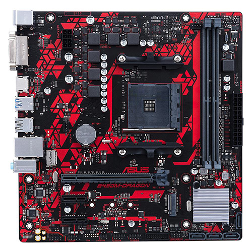 ASUS AMD B450M-DRAGON B450 DDR4 VGA GLAN AM4 M2 NVME ANAKART