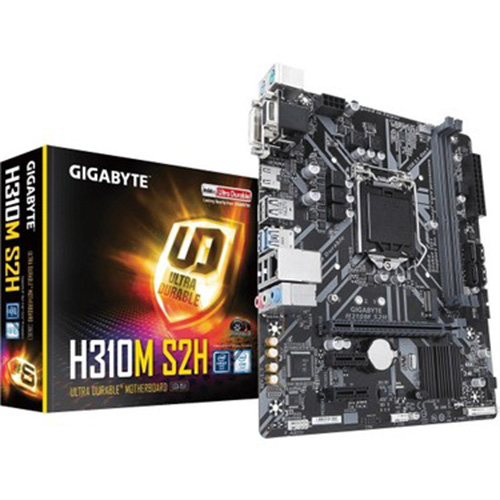GIGABYTE INTEL H310M S2H H310 DDR4 VGA GLAN SC-1151 V2 M2 NVMe ANAKART