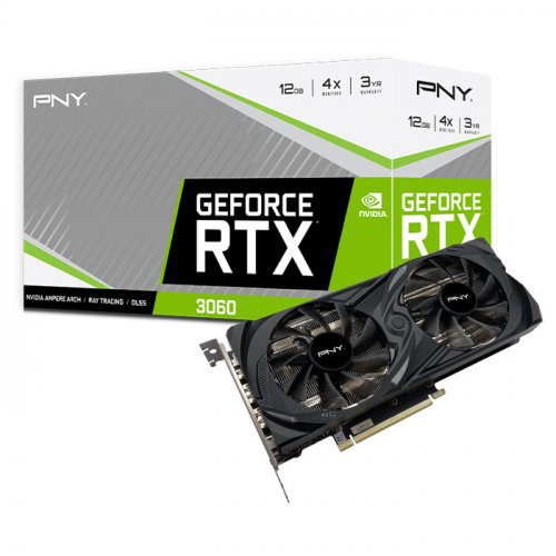 PNY 12 GB RTX3060 GDDR6 192 BIT VCG306012DFBPB1 HDMI DP EKRAN KARTI