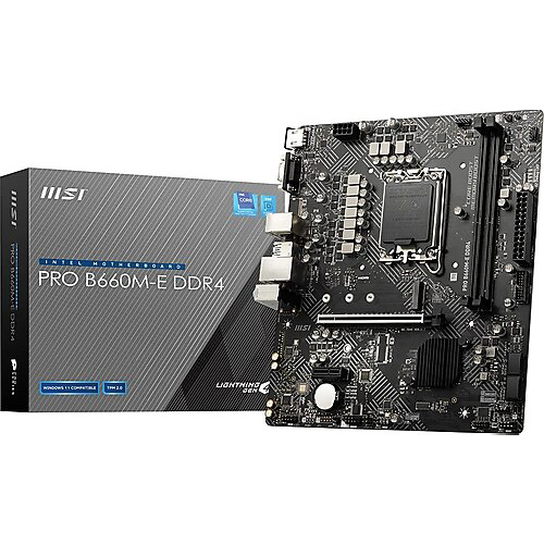 MSI INTEL PRO H410M-B DDR4 VGA GLAN SC-1200P (10. NESİL İŞLEMCİLER İÇİN) M2 NVMe ANAKART
