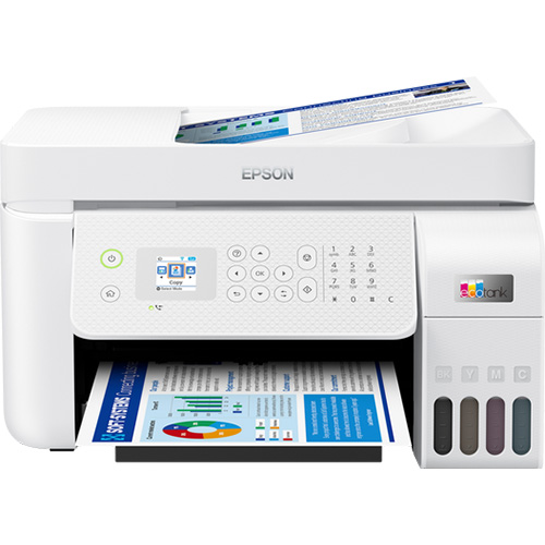 EPSON TANKLI YAZICI L5296 RENKLİ YAZICI A4 FOTOKOPİ TARAYICI FAX USB WI-FI NETWORK