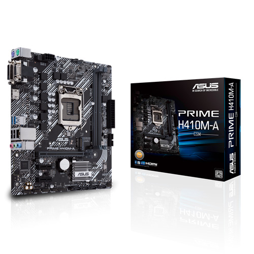 ASUS INTEL PRIME H410M-A/CSM H410 DDR4 VGA GLAN SC-1200P (10. NESİL İŞLEMCİLER İÇİN) M2 NVMe ANAKART
