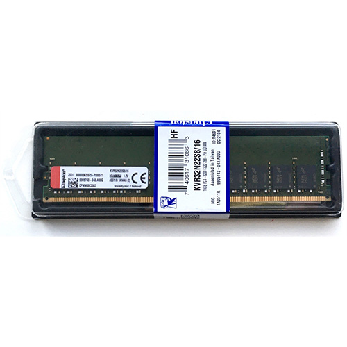 KINGSTON 16 GB 3200 MHZ DDR4 PC RAM KVR32N22S8/16