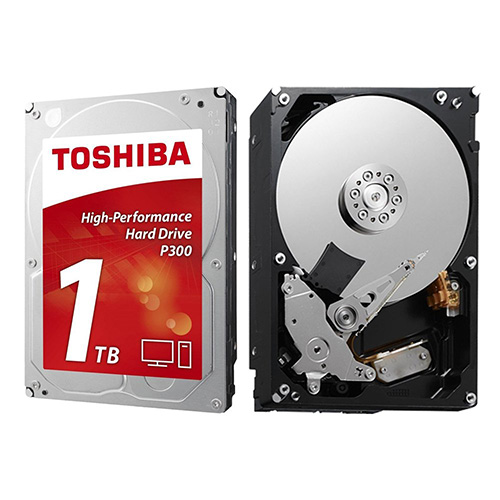 TOSHIBA 3.5 1 TB 64 MB 7200 RPM P300 SATA 3 PC HDD HDWD110UZSVA