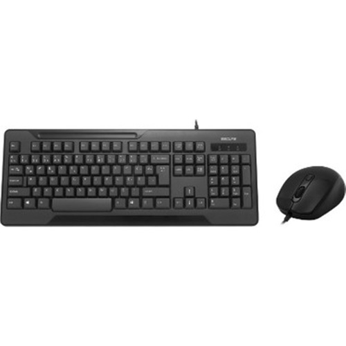 SECLIFE SLK-4842B Q KABLOLU USB SİYAH STANDART KLAVYE MOUSE SET