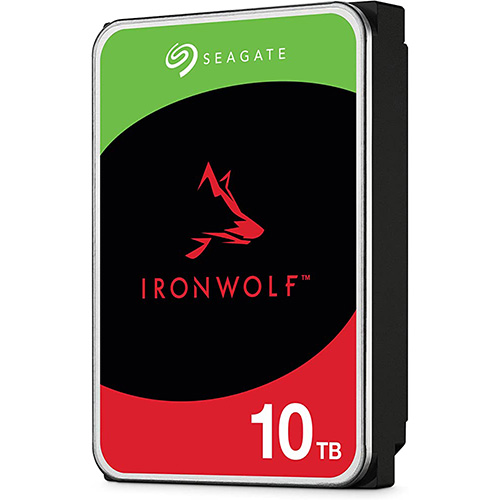 SEAGATE 3.5 10 TB 256 MB 7200 RPM IRONWOLF SATA 3 PC HDD ST10000VN000 7/24 NAS