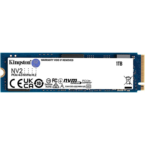 KINGSTON NV2 SNV2S/1000G NVMe M2 1TB 3500/2100 SSD HDD