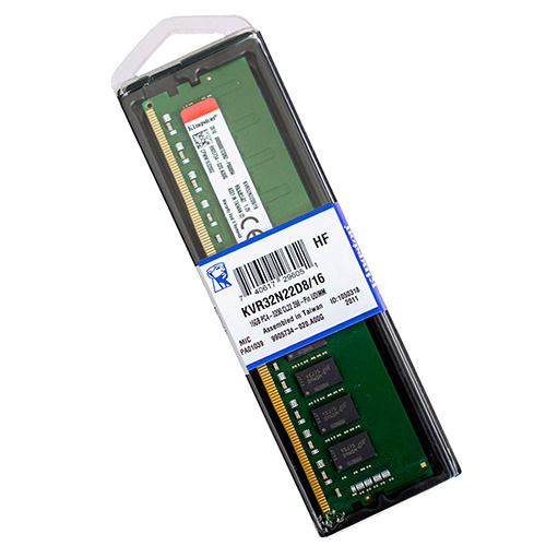 KINGSTON 16 GB 3200 MHZ DDR4 PC RAM KVR32N22D8/16