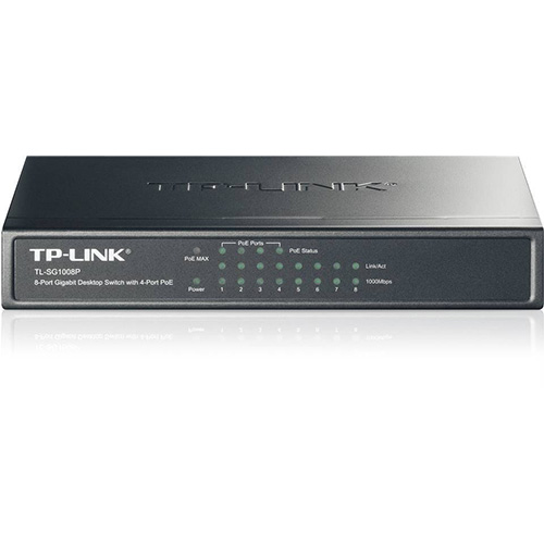 1679 TP-LINK TL-SG1008P 8 PORT 4 PORT POE GIGABIT SWITCH 55W
