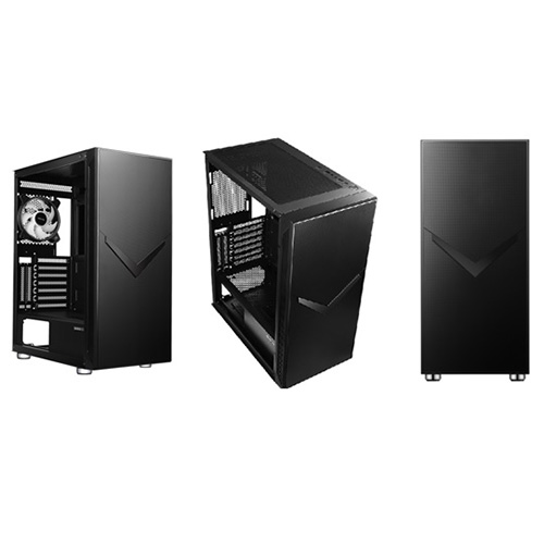 BITFENIX VICTORY VIC-300-KKGXP-2F POWER SUPPLY YOK ATX KASA TEMPERLİ CAM SİYAH