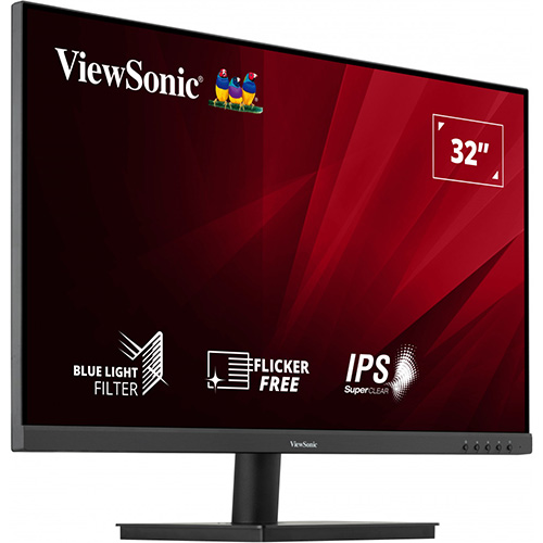 VIEWSONIC 31.5 VA3209-MH LED IPS 4 MS 75 HZ HDMI VGA FULL HD SİYAH MULTİMEDYA VESA MONİTÖR