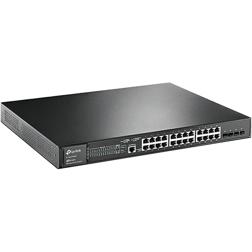 TP-LINK TL-SG3428MP 24 PORT POE 4 PORT SFP GIGABIT YÖNETİLEBİLİR SWITCH 384W